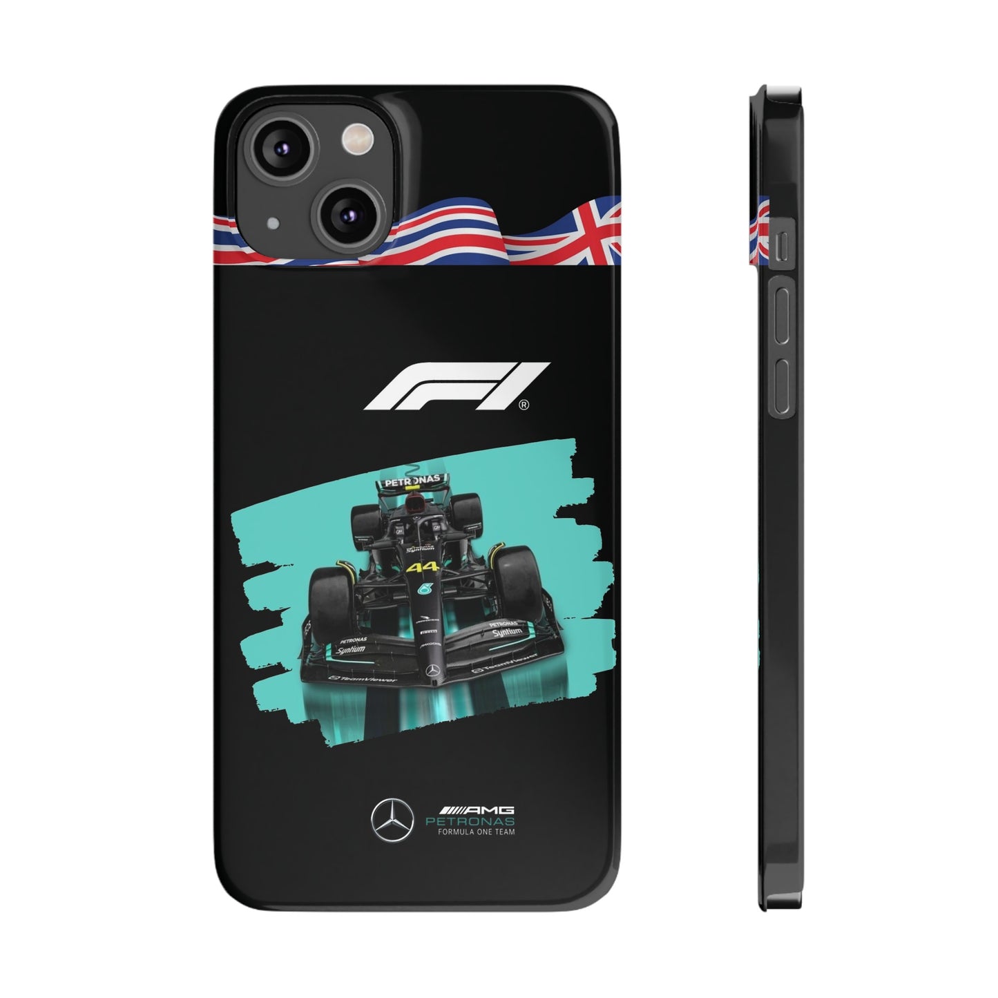 F1 Mercedes Black Edition Iphone Cases