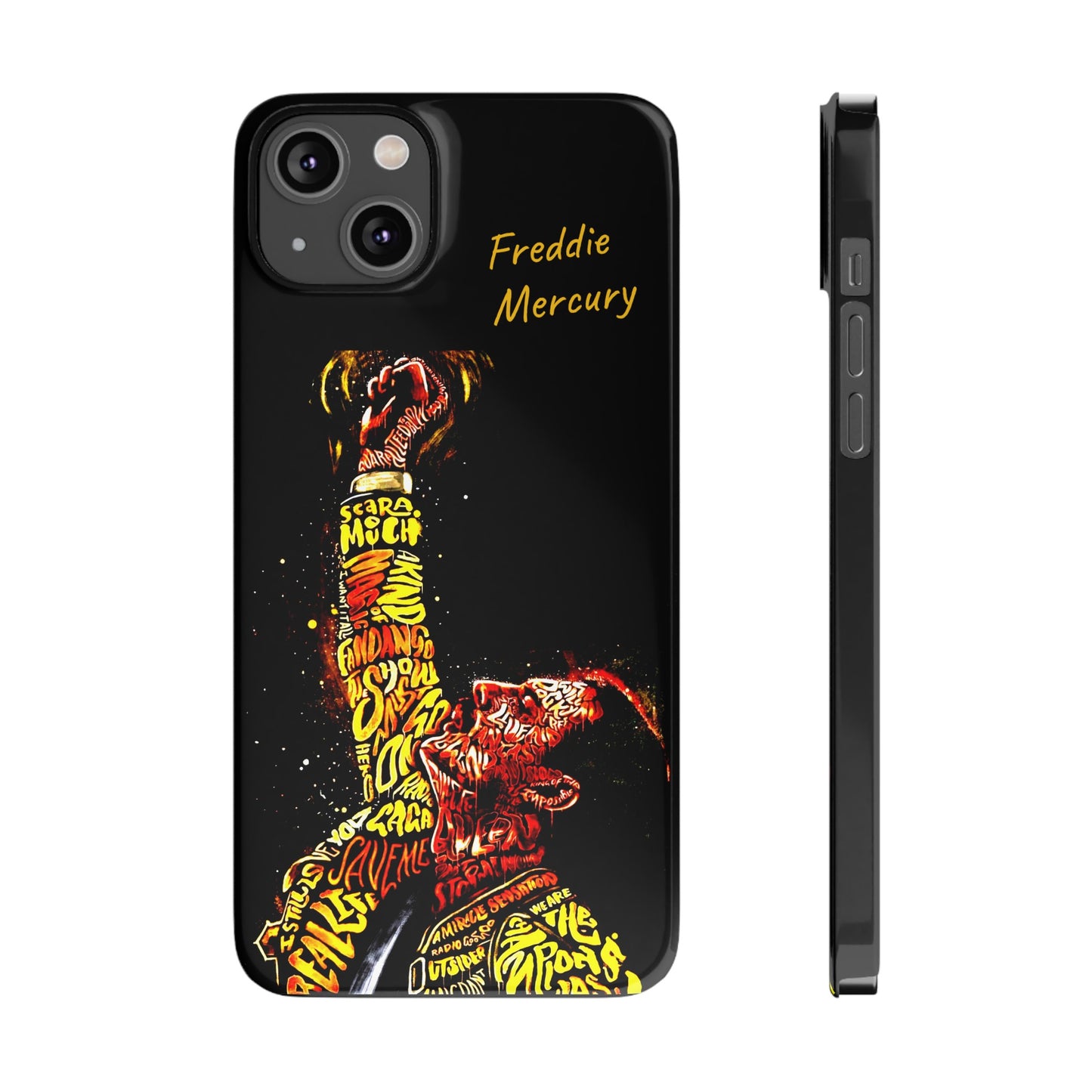 Freddie Mercury Songs IPhone 15, 14, 13, 12, 11 Cases