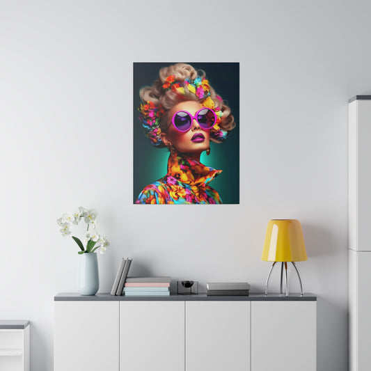 Vibrant Women: Colorful Art Style - Canvas