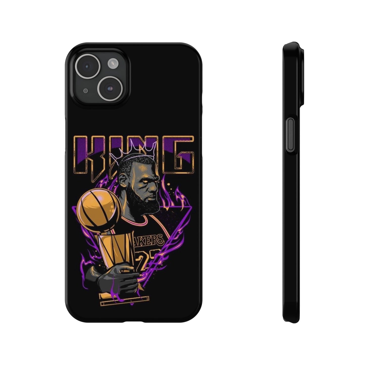 LeBron James is The King Iphone 15, 14, 13, 12, 11 Cases