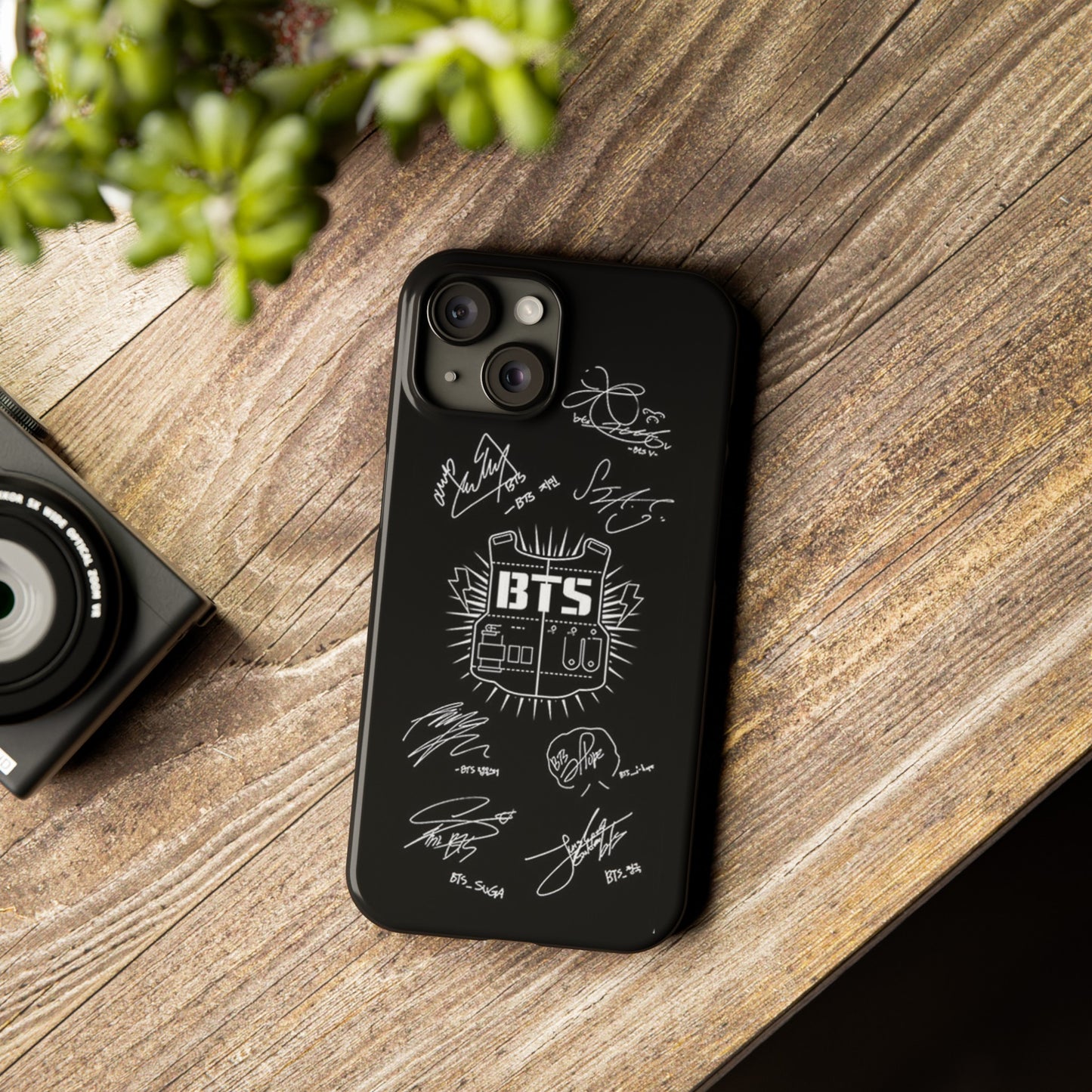 BTS Signature IPhone 15, 14, 13, 12 Cases
