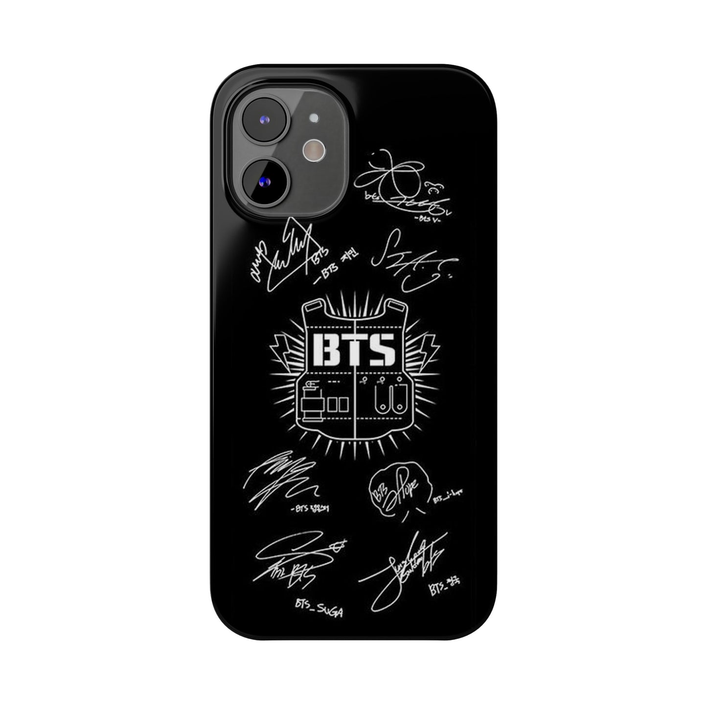 BTS Signature IPhone 15, 14, 13, 12 Cases