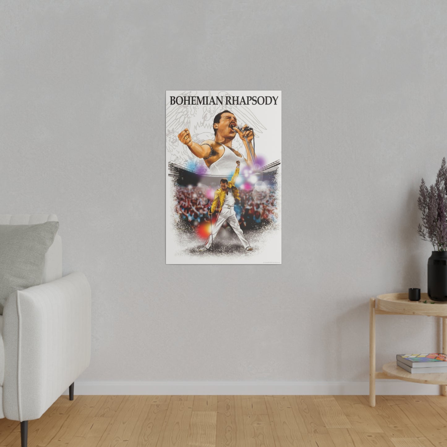 Bohemian Rhapsody Tribute: Freddy Mercury & Queen Canvas