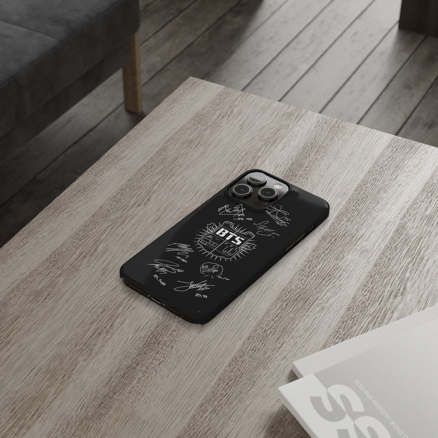 BTS Signature IPhone 15, 14, 13, 12 Cases