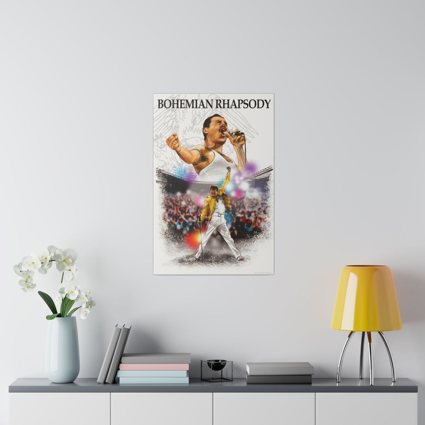 Bohemian Rhapsody Tribute: Freddy Mercury & Queen Canvas