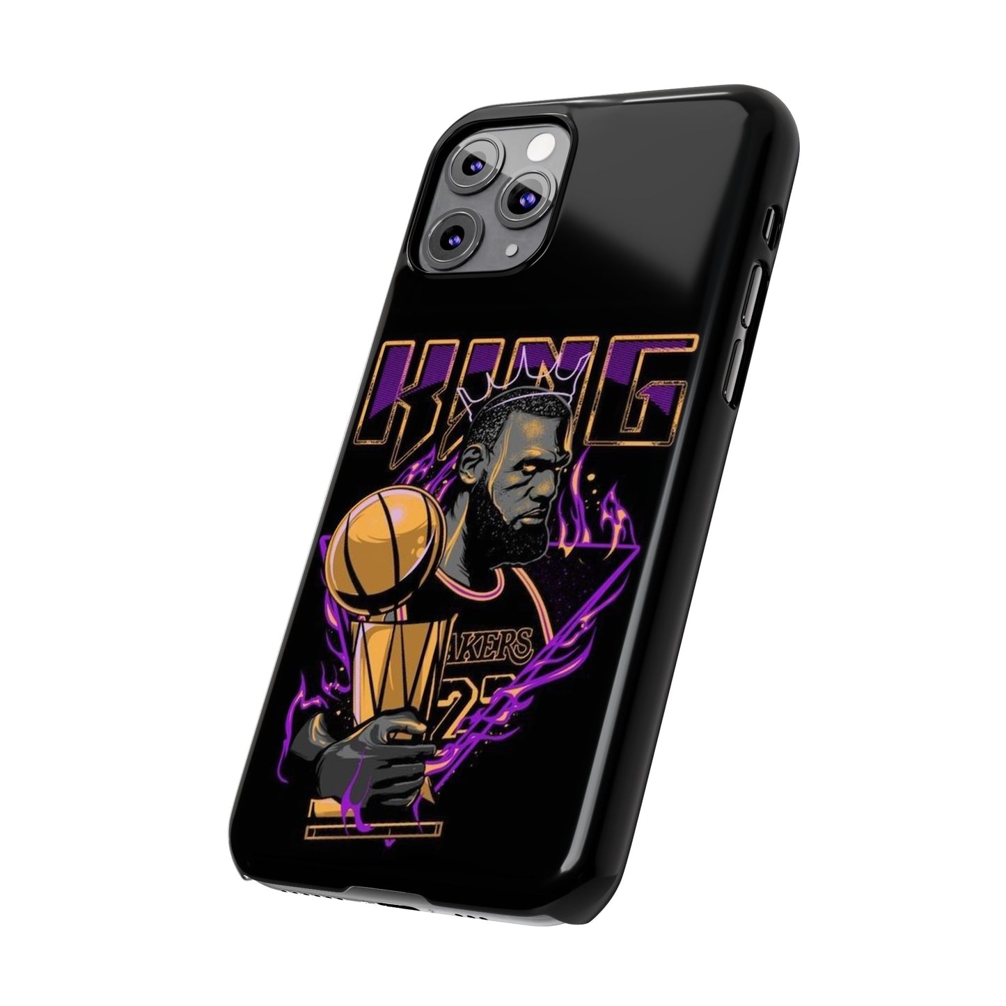 LeBron James is The King Iphone 15, 14, 13, 12, 11 Cases