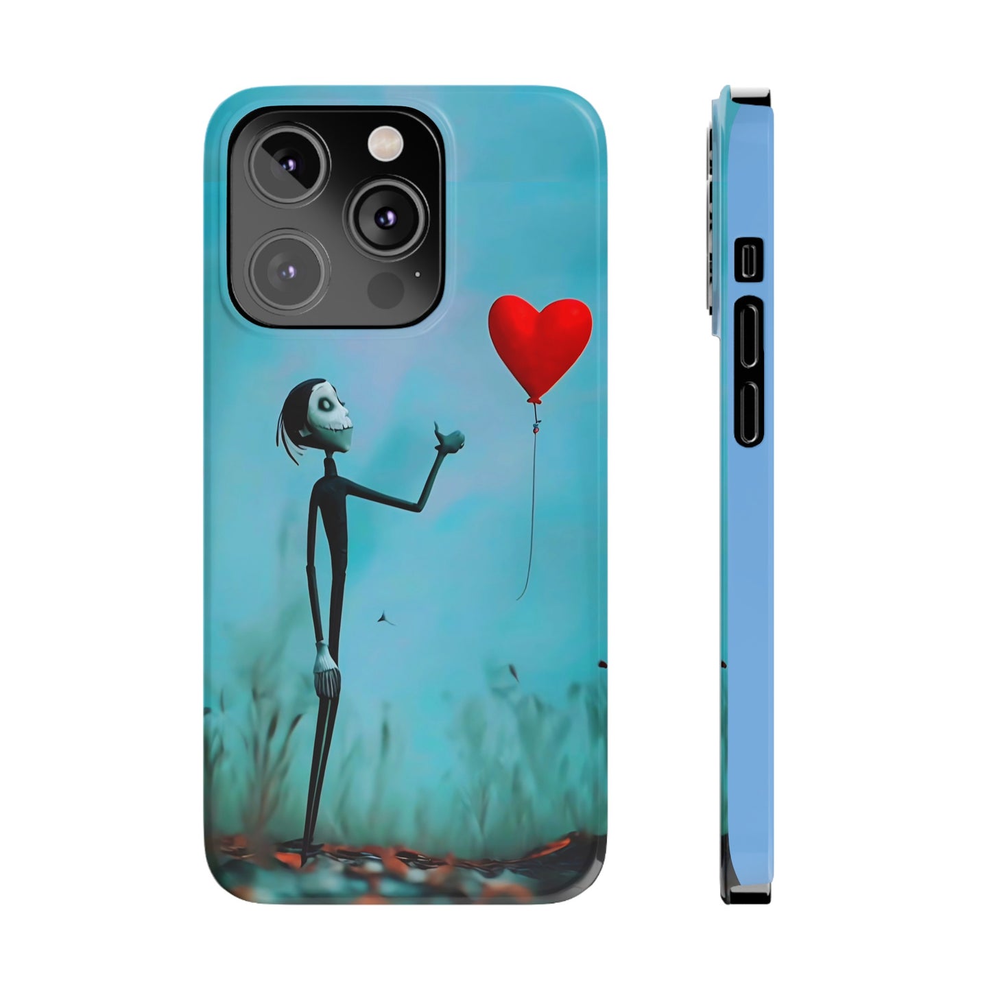 Heart Balloon Art Design iPhone Cases: Love in the Air
