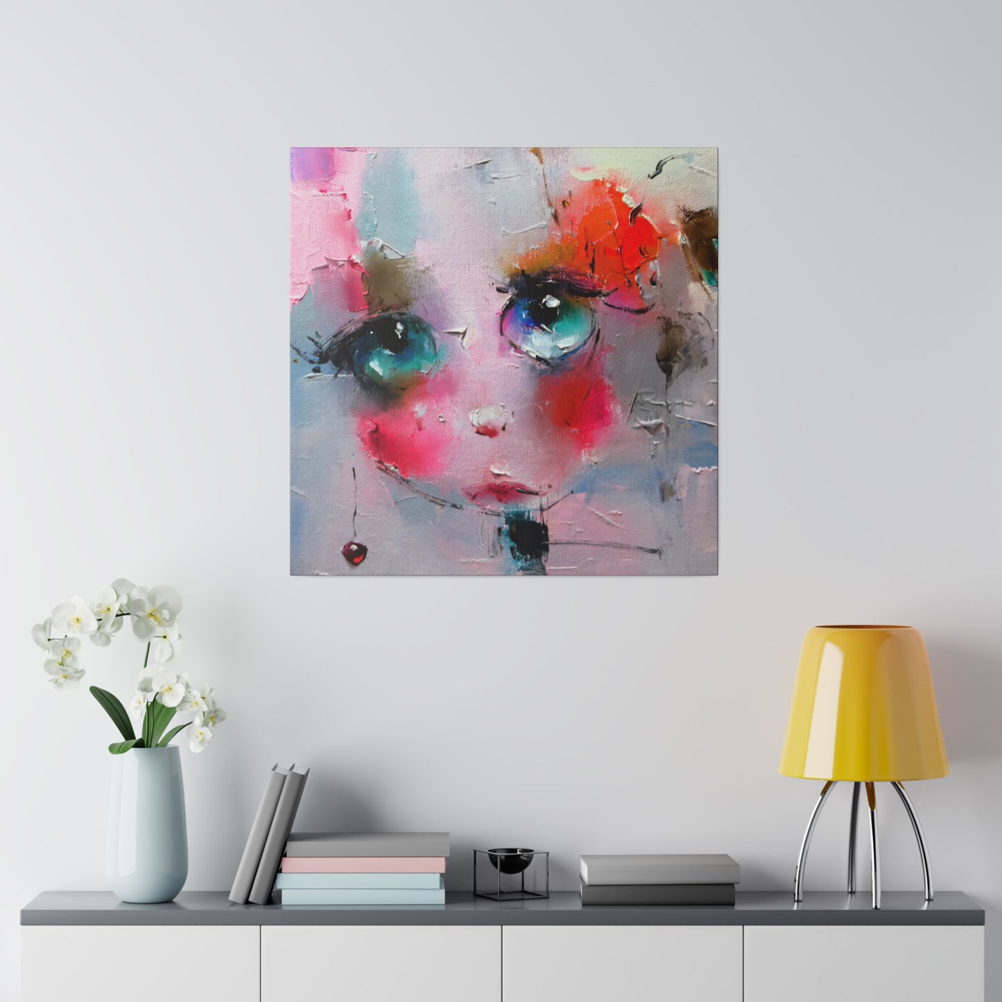 The Sweet Shy Face Canvas