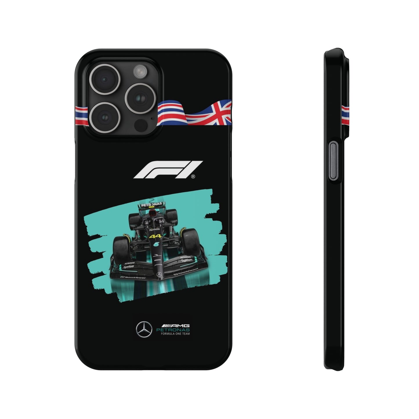 F1 Mercedes Black Edition Iphone Cases