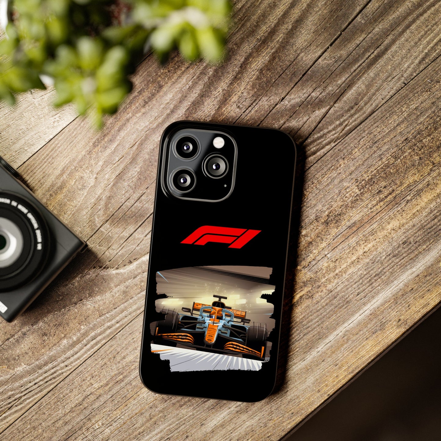 F1 McClaren Orange Car Iphone 15, 14, 13, 12, 11 Cases