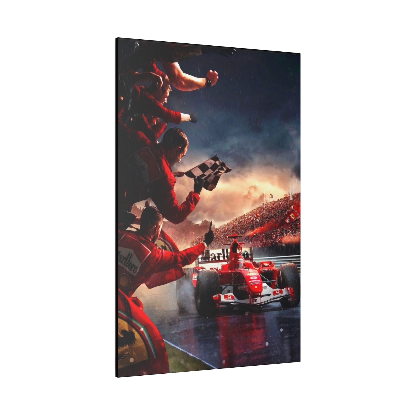 Ferrari Michael Schumacher Victory Canvas: Celebrate the Legend