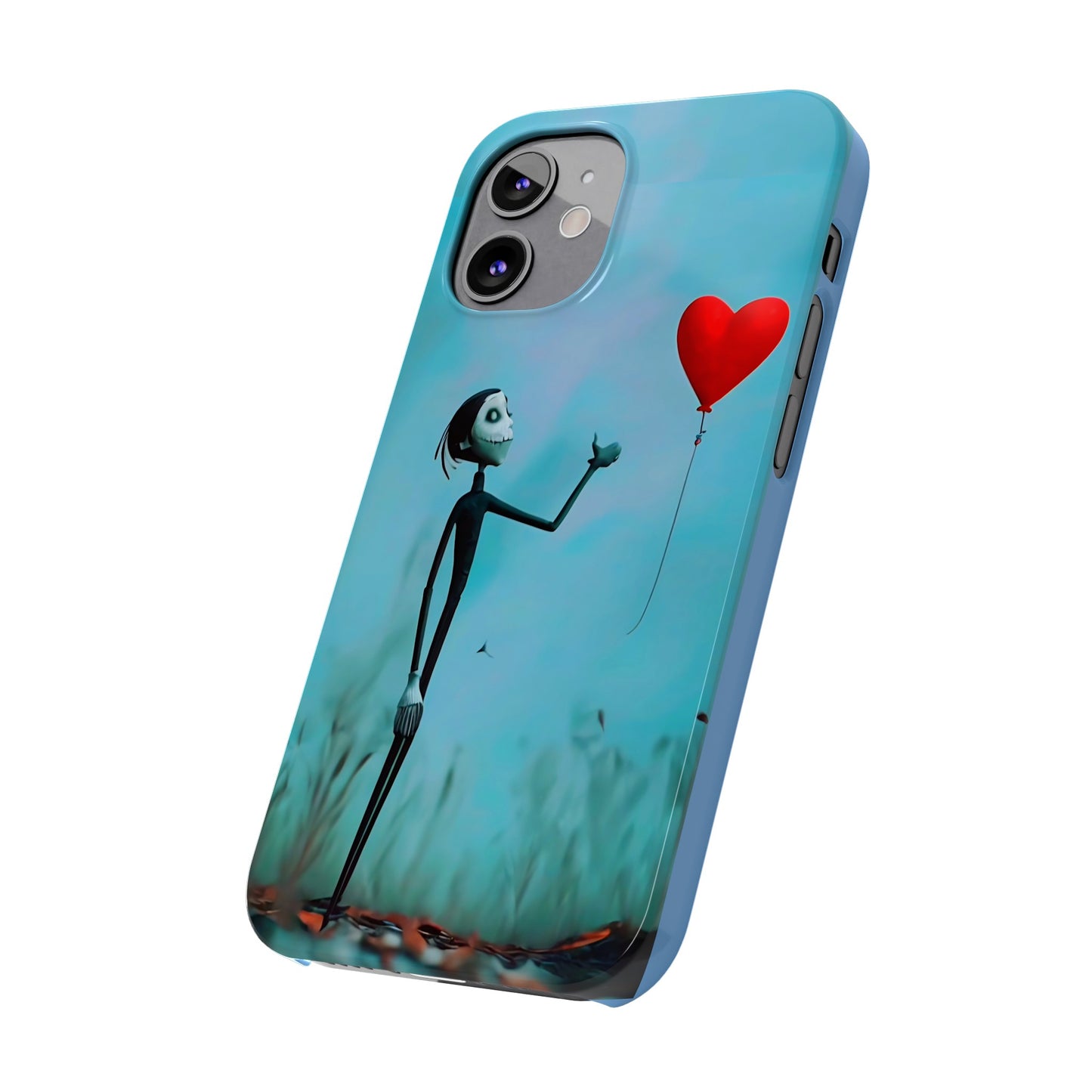Heart Balloon Art Design iPhone Cases: Love in the Air