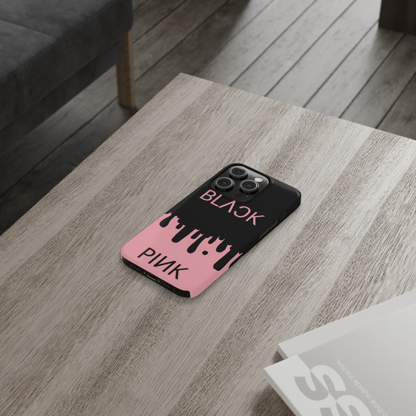 Black Pink Color Edition Iphone 15, 14, 13, 12 Cases