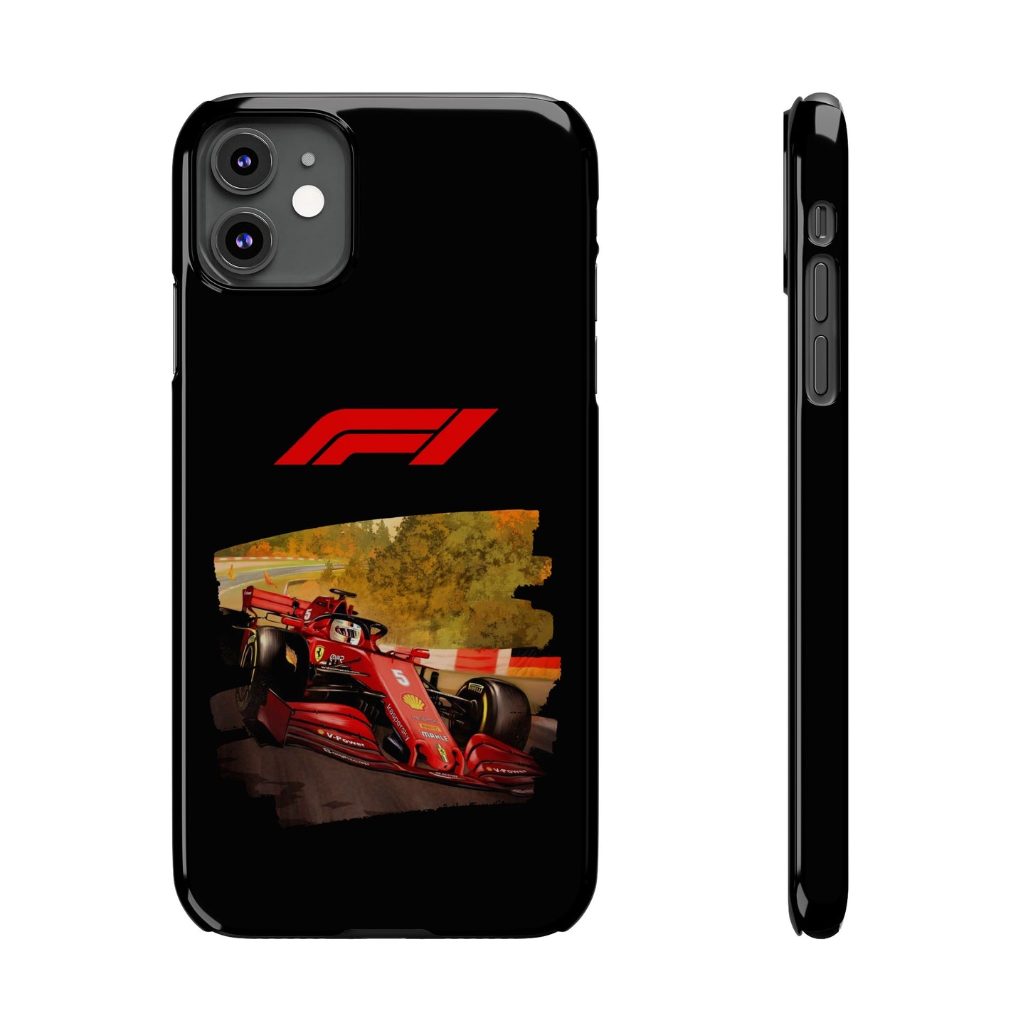 F1 Ferrari's power Iphone 15, 14, 13, 12, 11 Cases