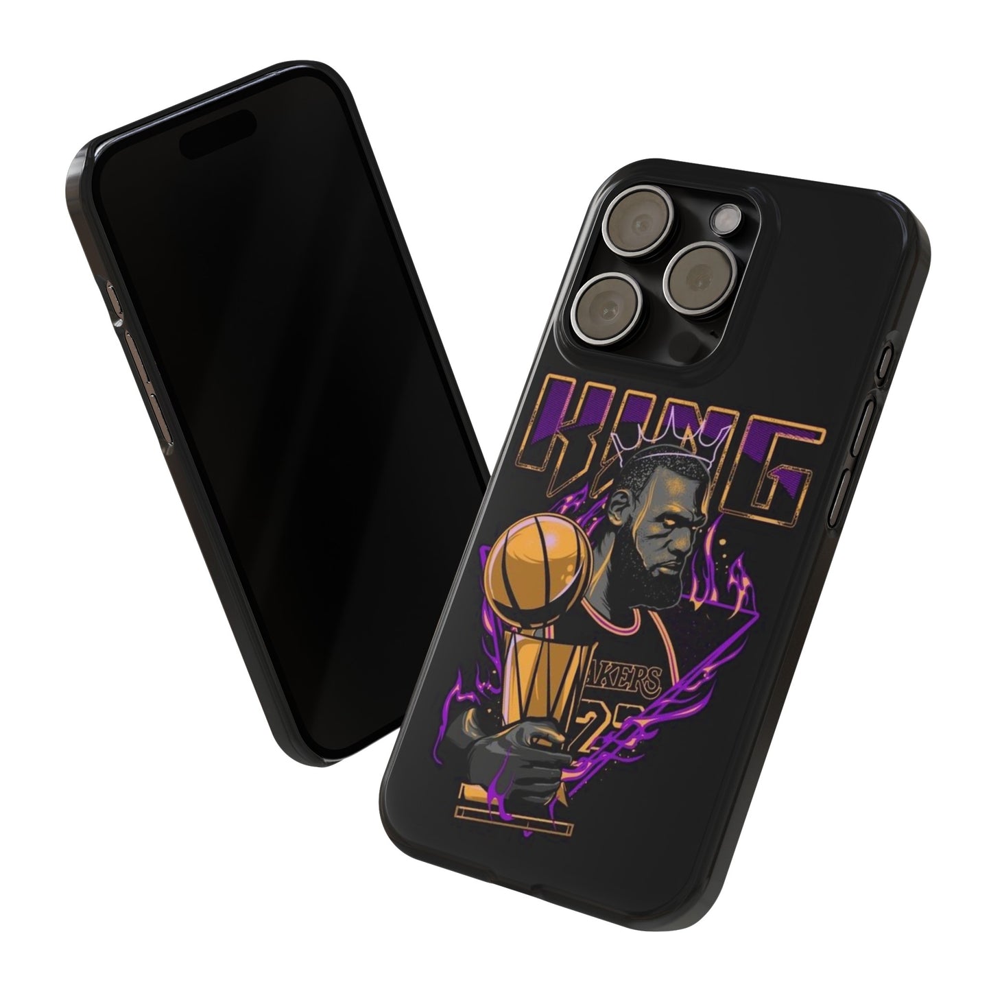 LeBron James is The King Iphone 15, 14, 13, 12, 11 Cases