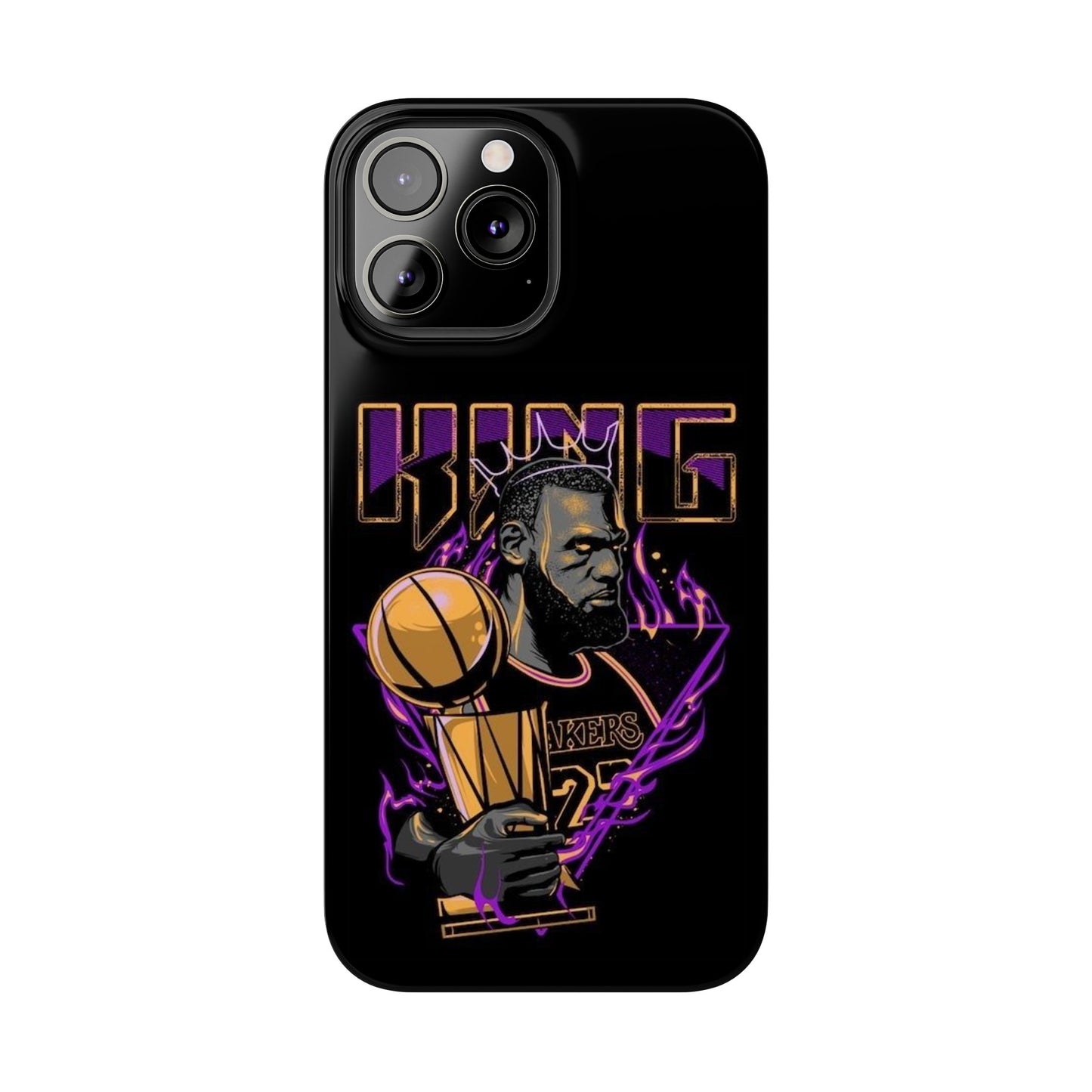 LeBron James is The King Iphone 15, 14, 13, 12, 11 Cases