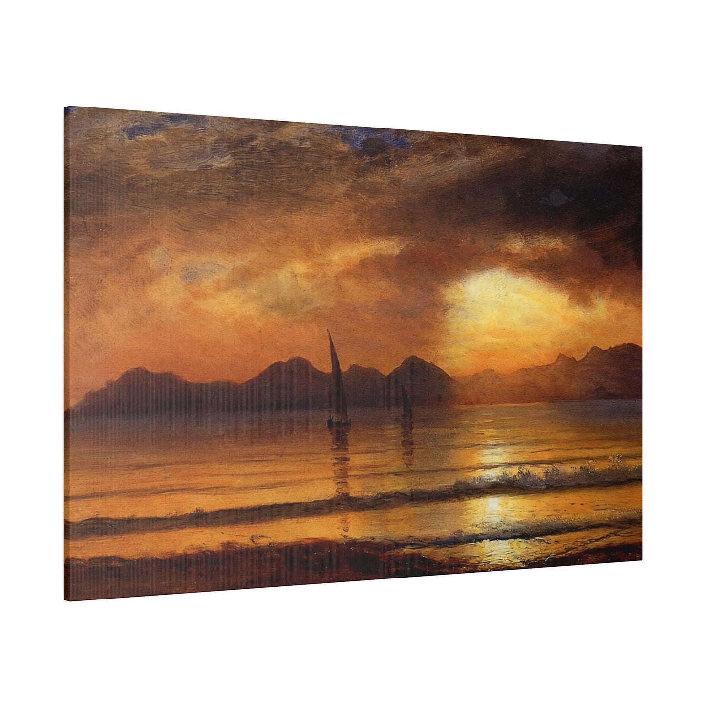 Sailing Into The Sunset - Canvas