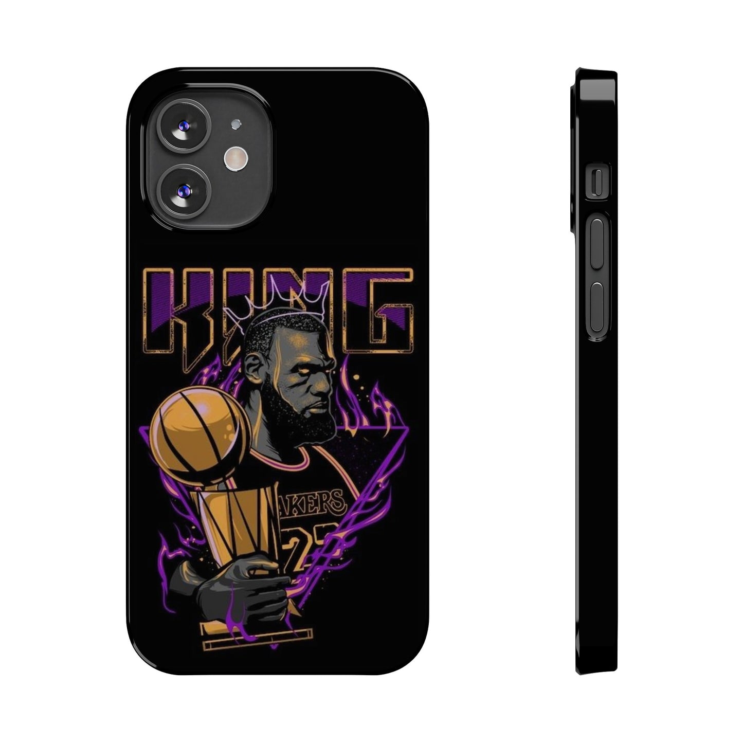 LeBron James is The King Iphone 15, 14, 13, 12, 11 Cases