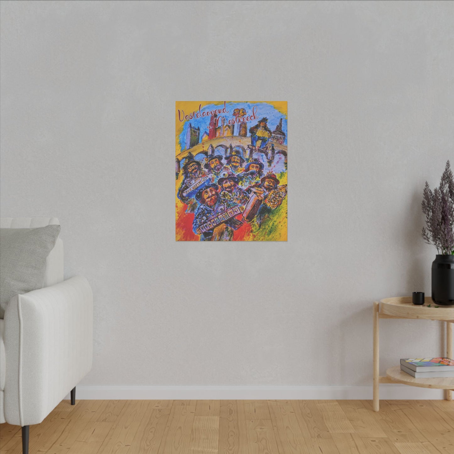Vastelaovend in Mestreech - Colorful Wall Canvas