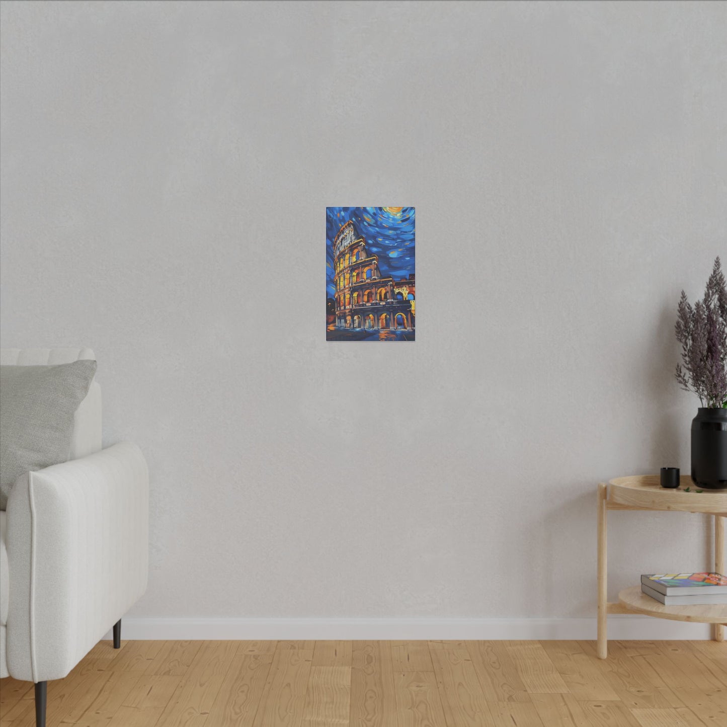 Canvas Colosseum Meets Van Gogh Style
