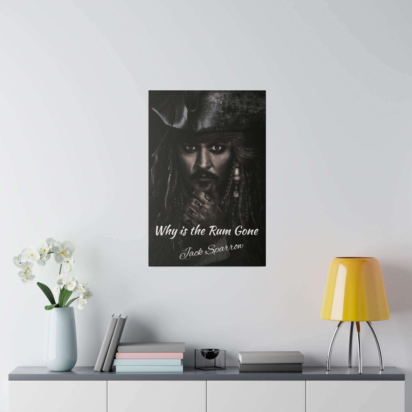 Captain Jack Sparrow - Why is the Rum Gone Canvas