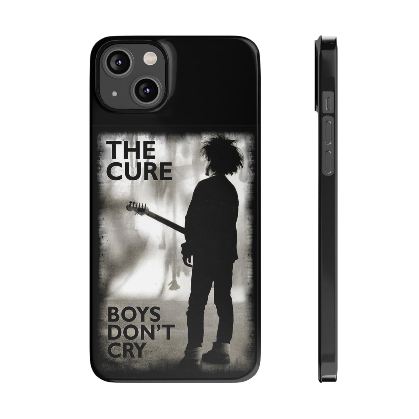The Cure: Boys Don't Cry" iPhone Covers for 15, 14, 13, 12, 11