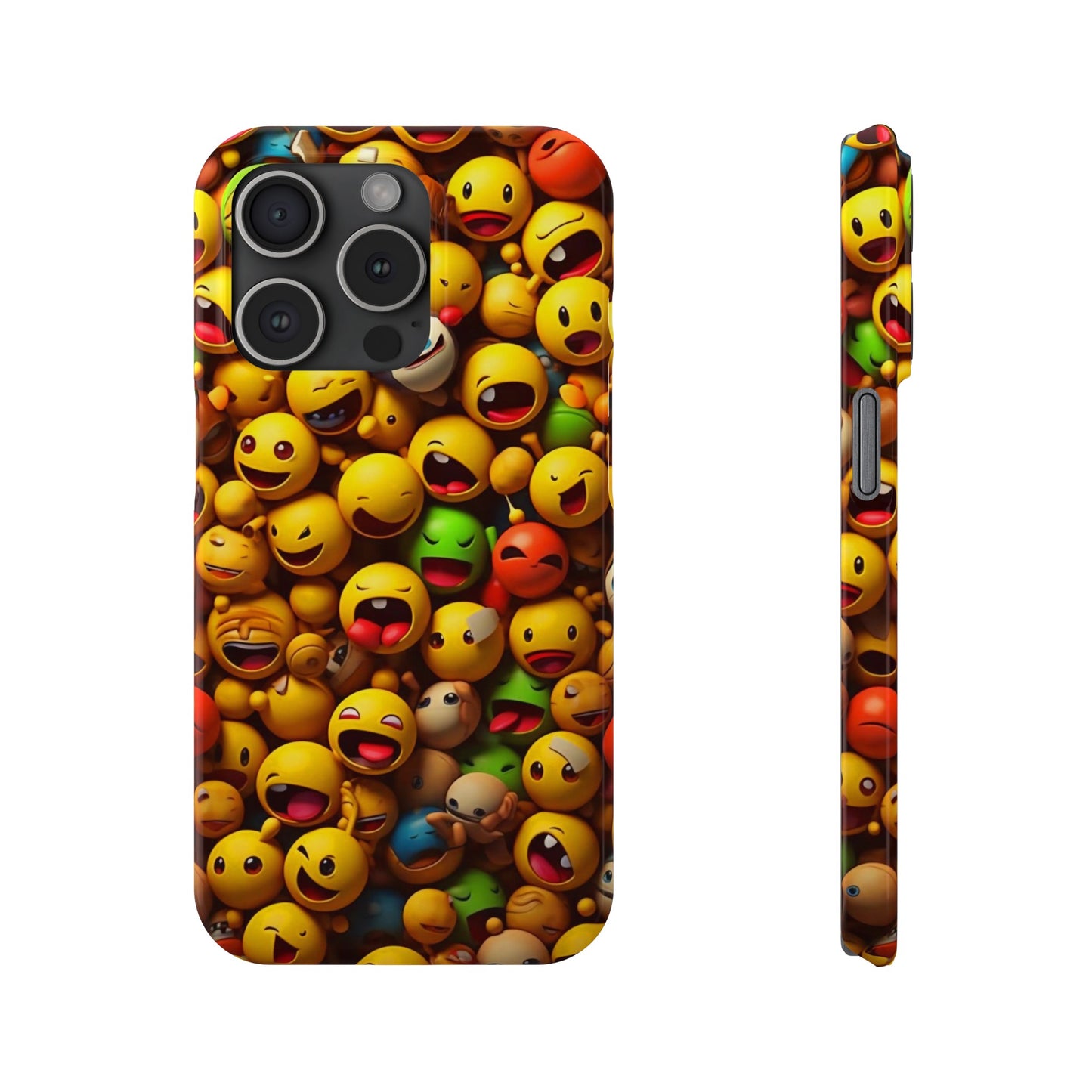Colorful Emoji Iphone 15, 14, 13, 12 Cases