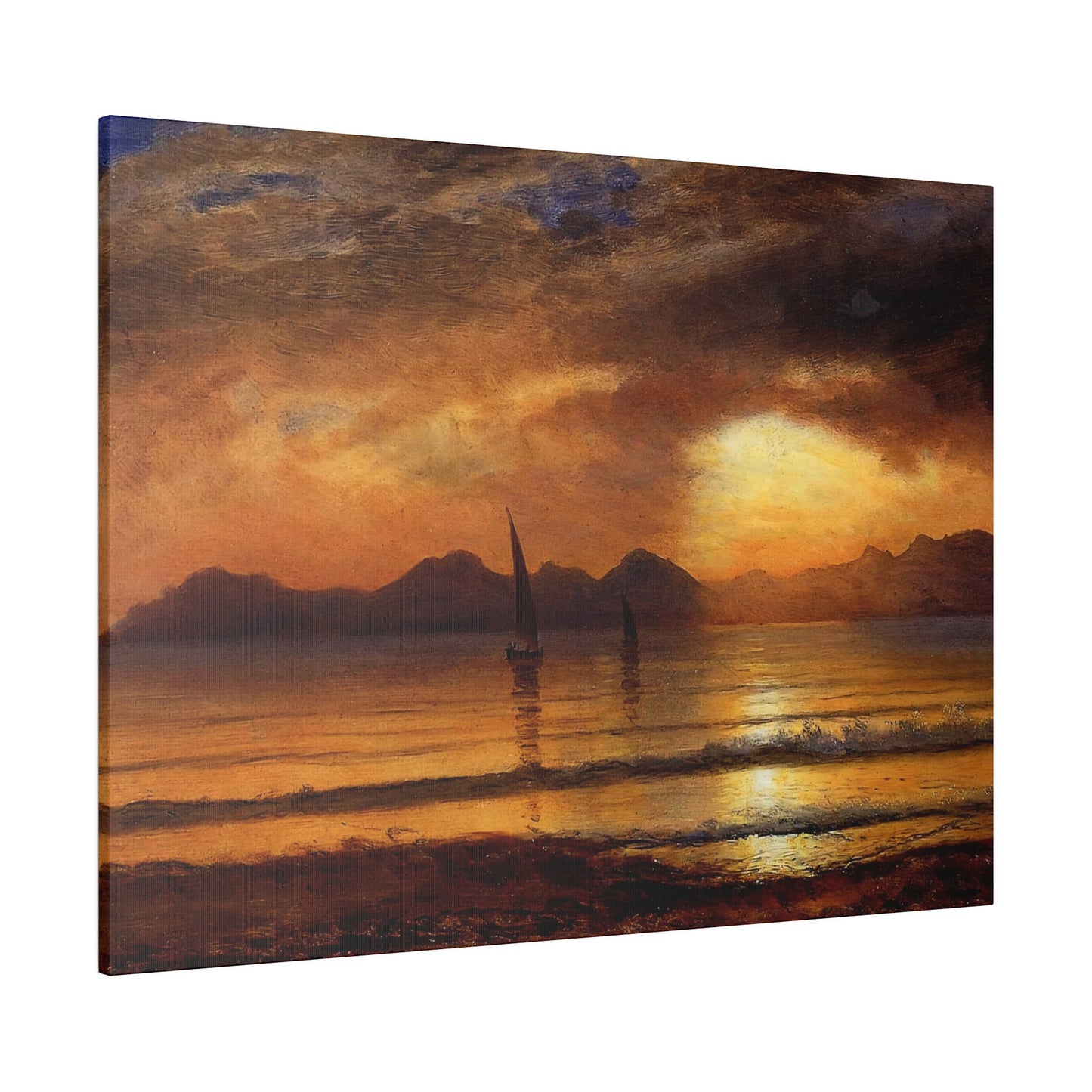 Sailing Into The Sunset - Canvas