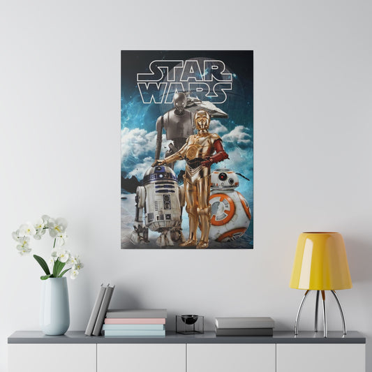 Star Wars R2-D2, BB-8 & C-3PO Canvas: Droid Magic