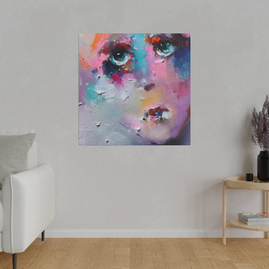 Vivid Despair - A Colorful Sadness - Canvas