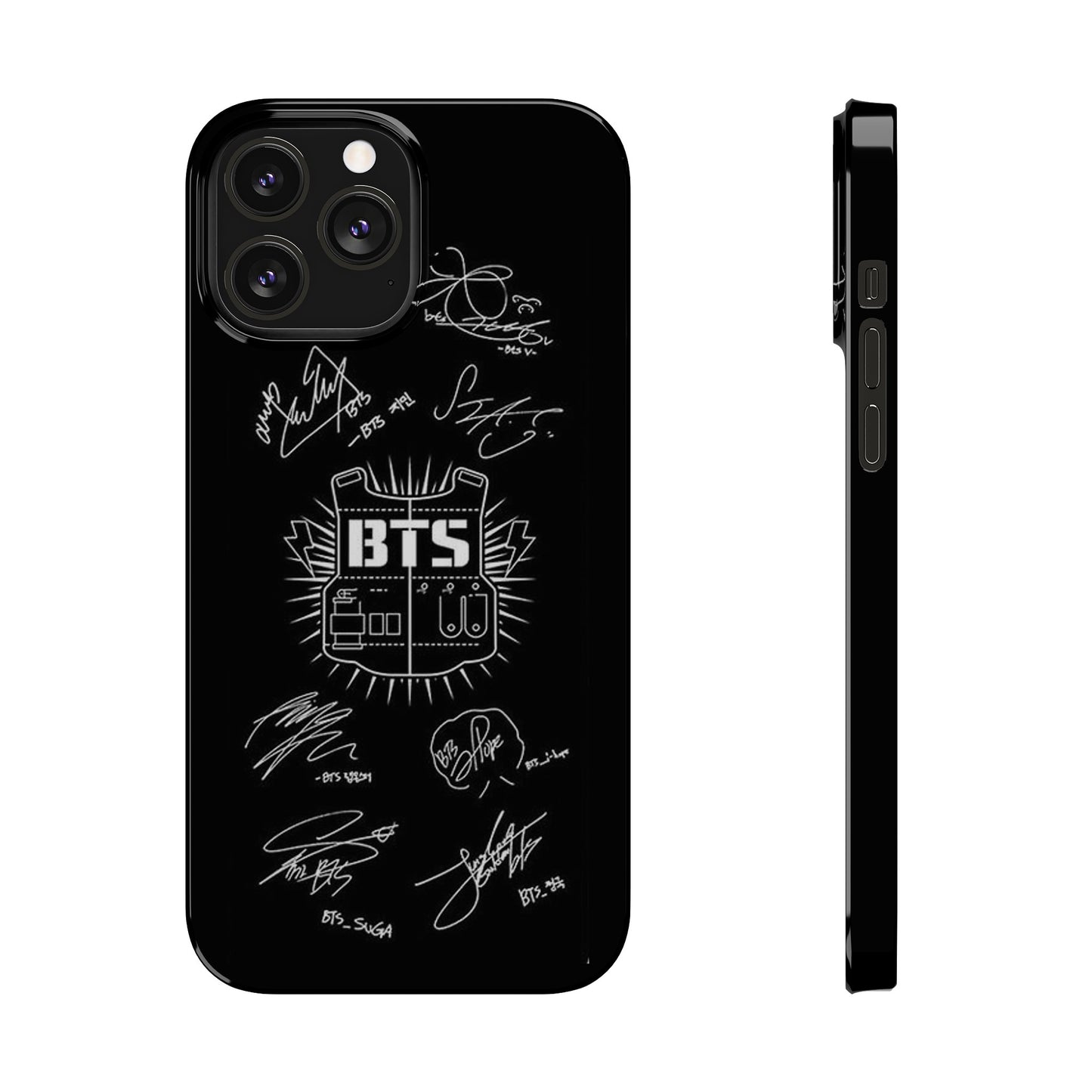 BTS Signature IPhone 15, 14, 13, 12 Cases