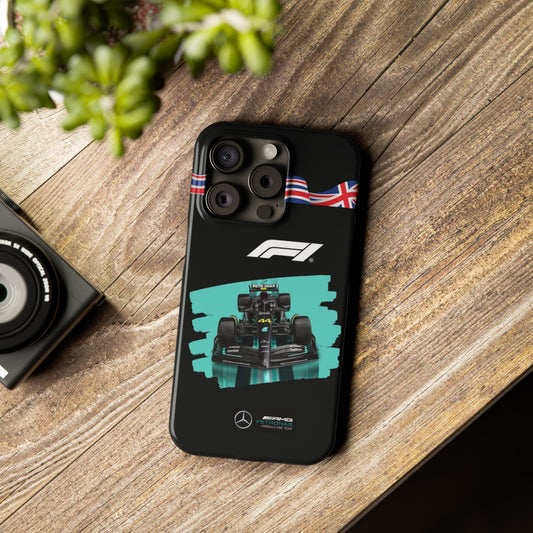F1 Mercedes Black Edition Iphone Cases