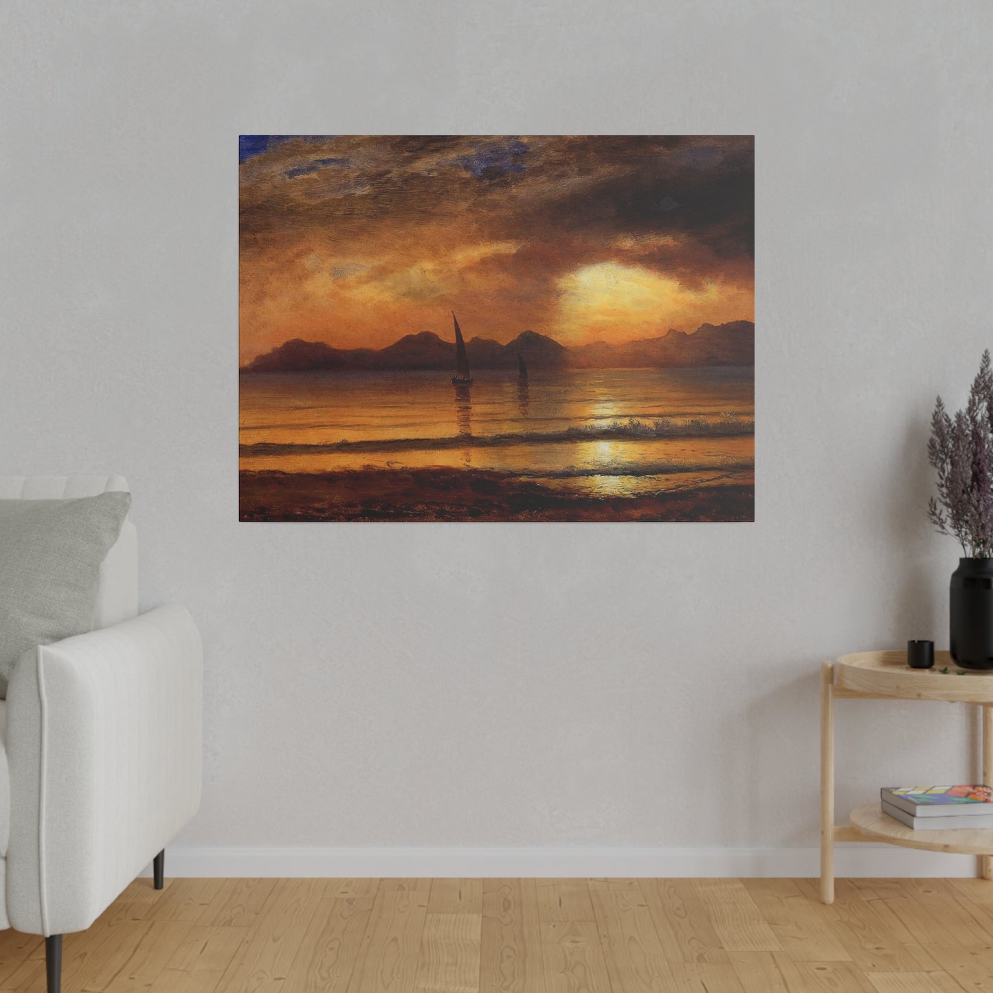 Sailing Into The Sunset - Canvas