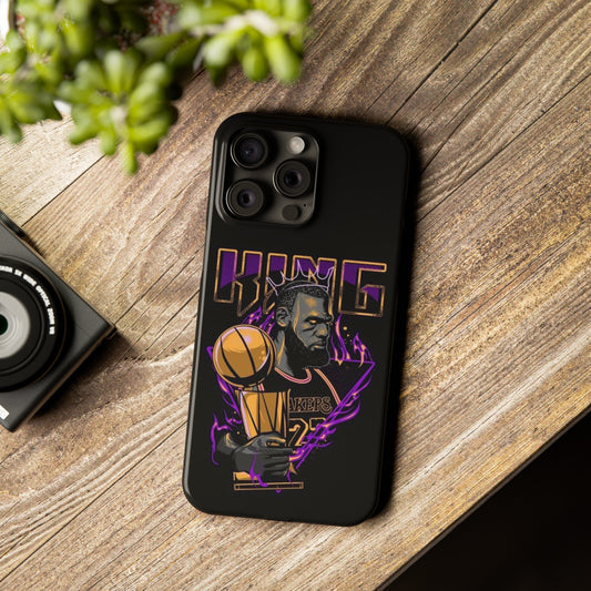 LeBron James is The King Iphone 15, 14, 13, 12, 11 Cases