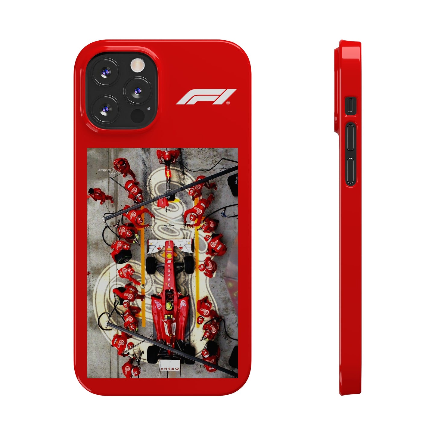 F1 Ferrari Pitstop Iphone Cases