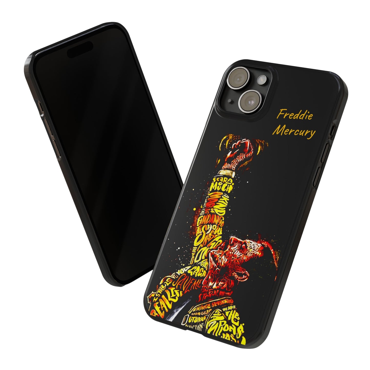 Freddie Mercury Songs IPhone 15, 14, 13, 12, 11 Cases