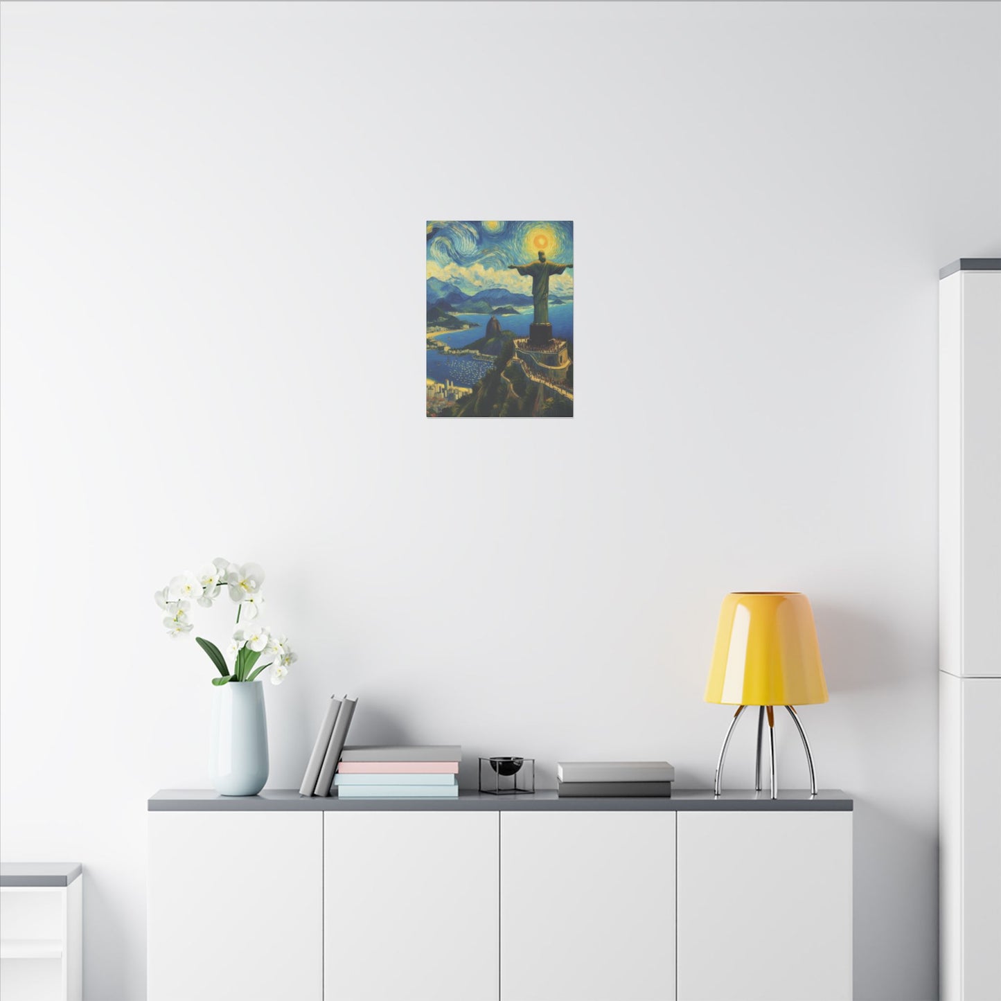 Canvas Rio de Janeiro meets Van Gogh Style