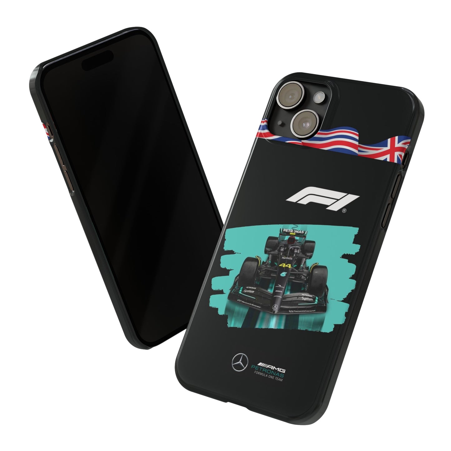 F1 Mercedes Black Edition Iphone Cases