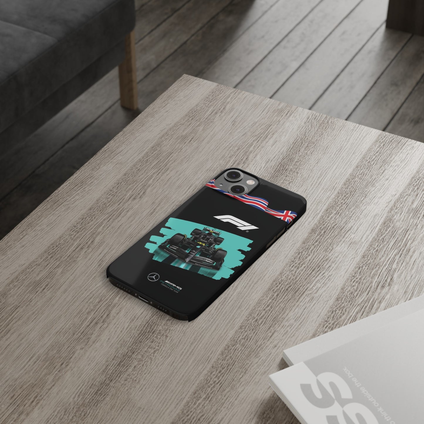 F1 Mercedes Black Edition Iphone Cases