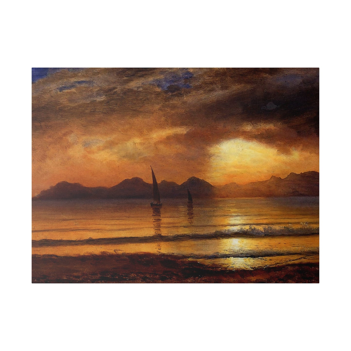 Sailing Into The Sunset - Canvas
