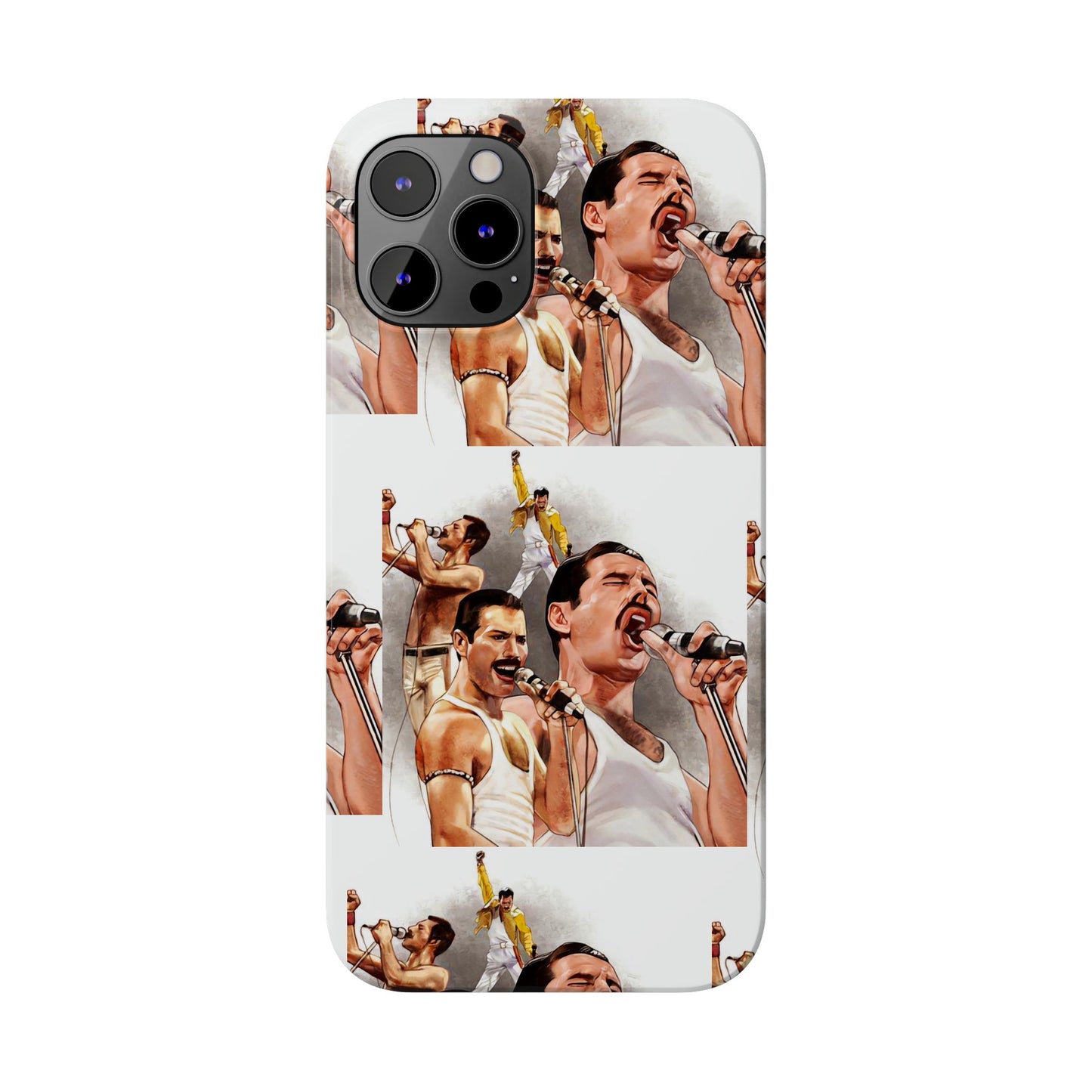 Freddie Mercury, Live, Queen, Iphone 15, 14, 13, 12 Cases