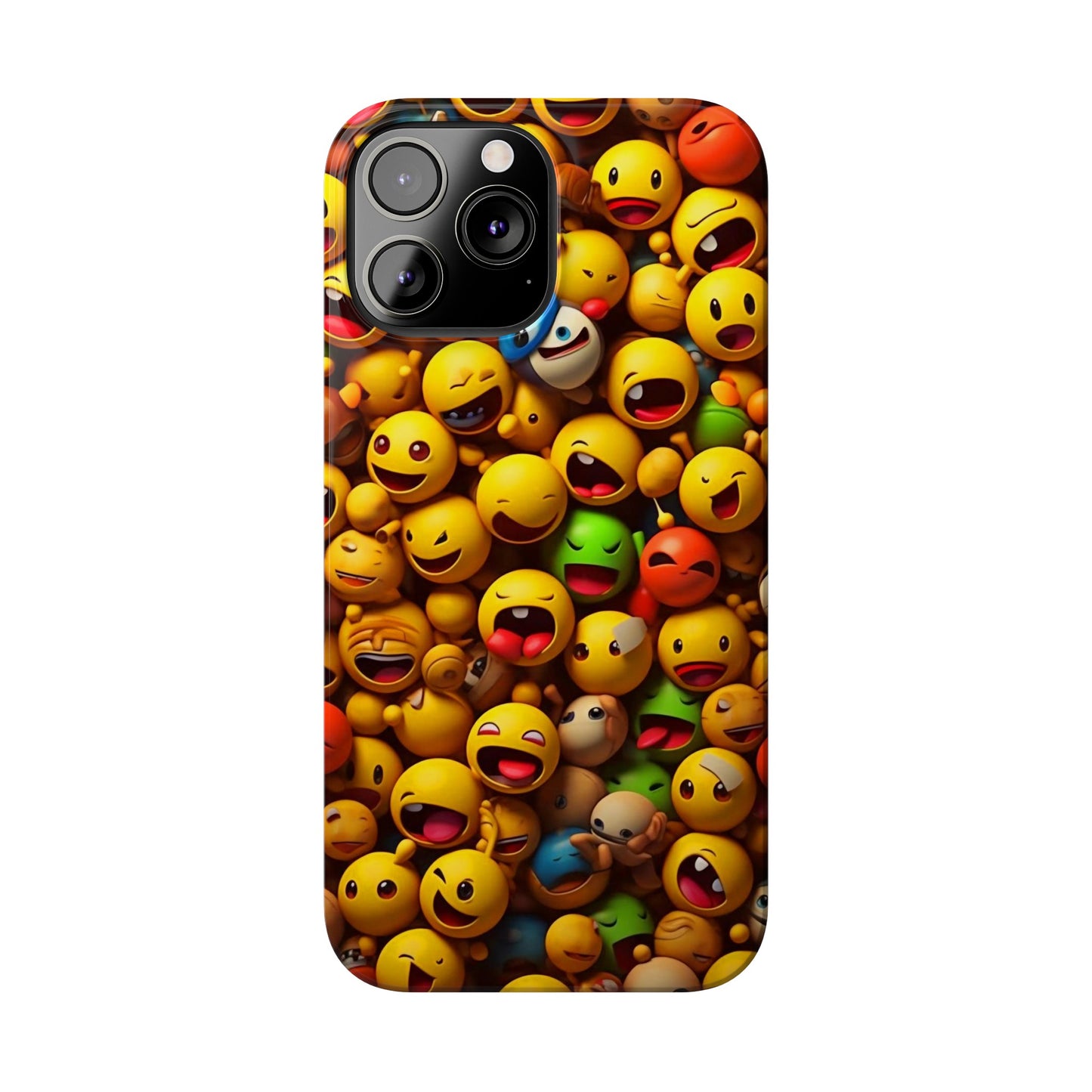 Colorful Emoji Iphone 15, 14, 13, 12 Cases