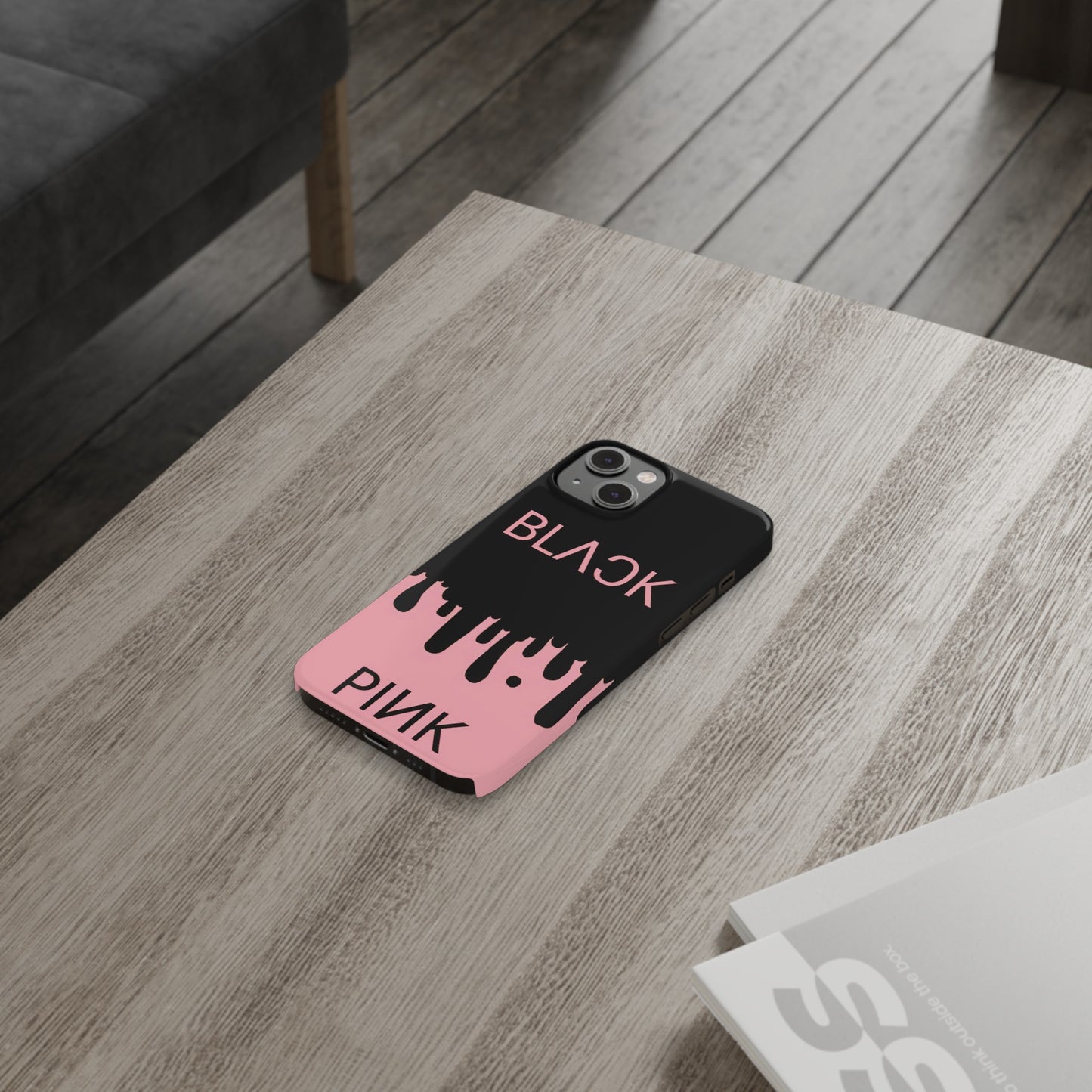 Black Pink Color Edition Iphone 15, 14, 13, 12 Cases