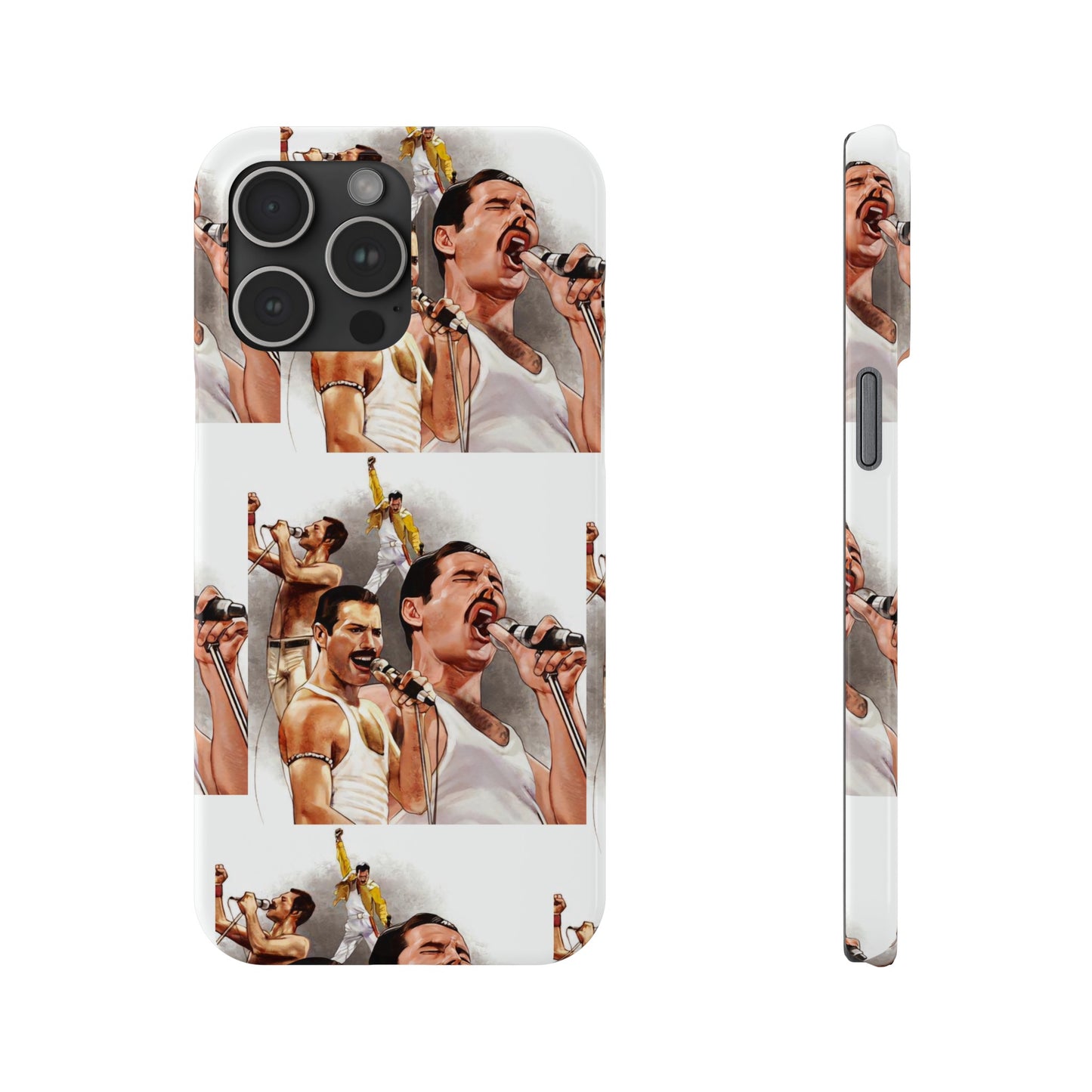 Freddie Mercury, Live, Queen, Iphone 15, 14, 13, 12 Cases