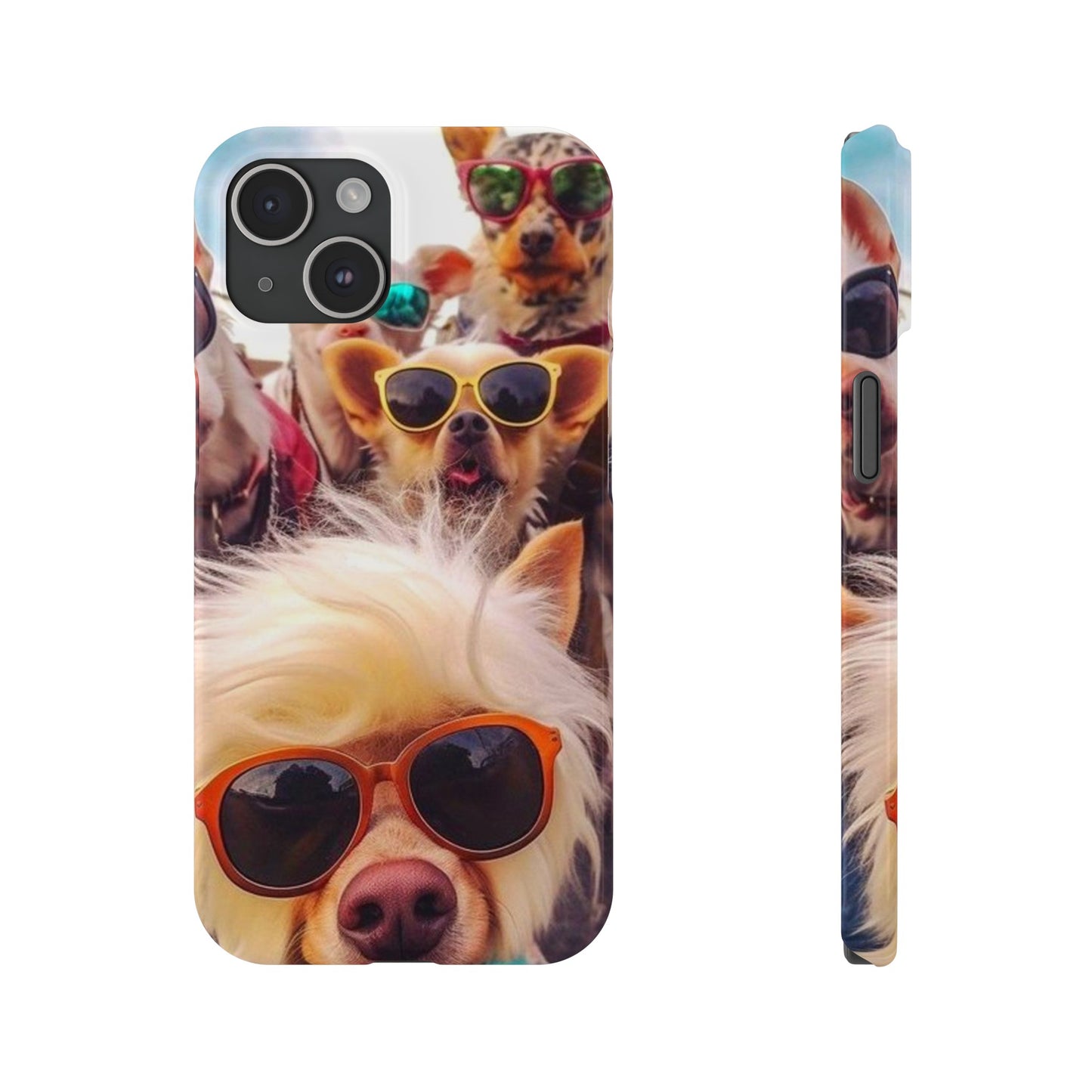Cool Dogs make Selfie iPhone 15, 14, 13, 12, 11 Cases