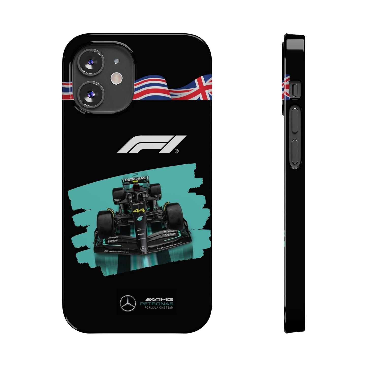 F1 Mercedes Black Edition Iphone Cases