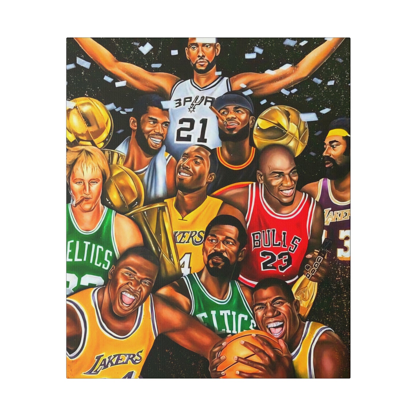 The Best NBA Players all Time - Canvas