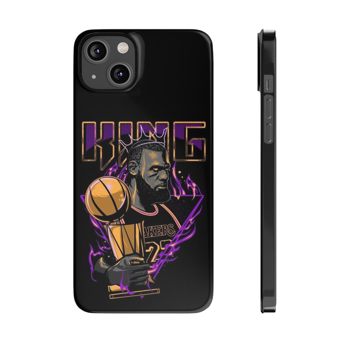 LeBron James is The King Iphone 15, 14, 13, 12, 11 Cases