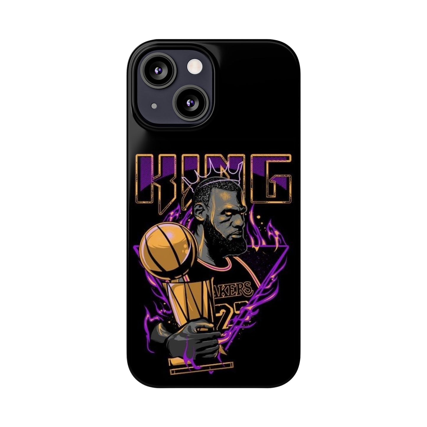 LeBron James is The King Iphone 15, 14, 13, 12, 11 Cases