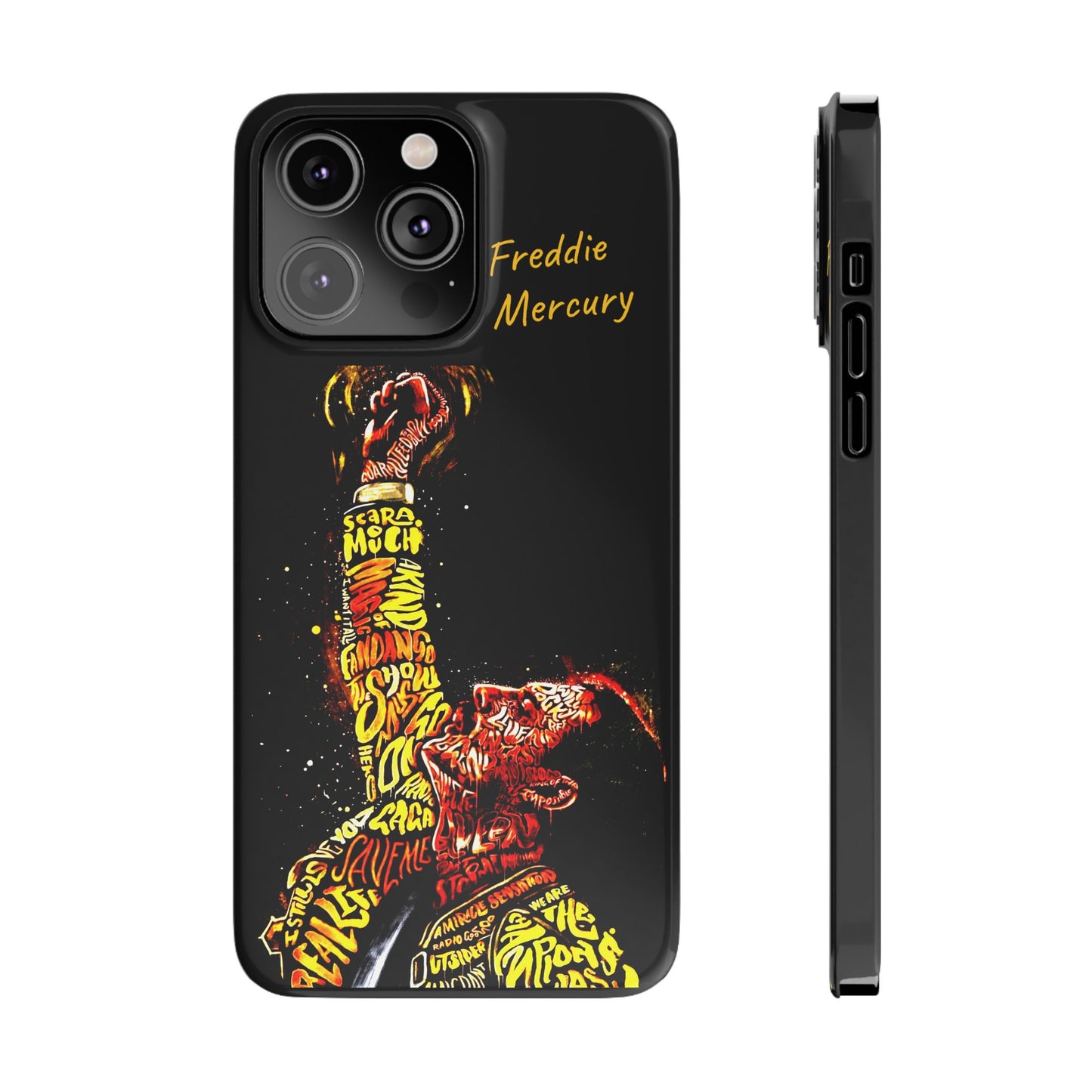 Freddie Mercury Songs IPhone 15, 14, 13, 12, 11 Cases